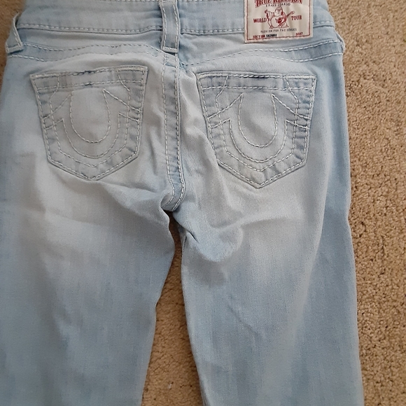 True religion distressed denim jeans - Picture 3 of 5